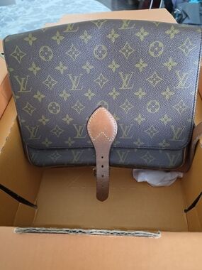 Louis Vuitton Monogram Saddle Crossbody in Brown and Tan Leather